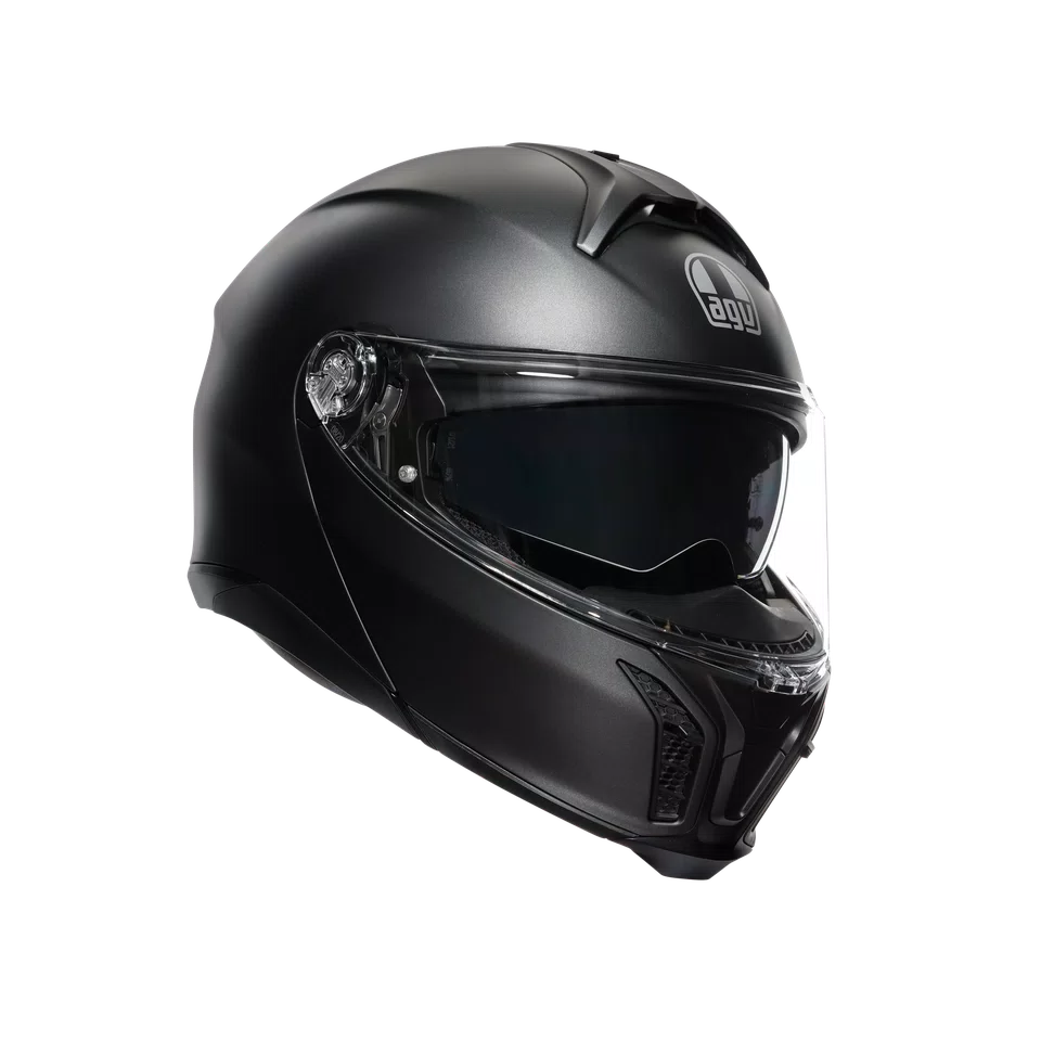 Agv casco modulare Tourmodular matt black vista 3/4