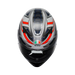 Agv casco integrale K3 space matt white red fluo immagine 5