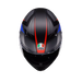 Agv casco integrale K3 striga matt black blue red immagine 5