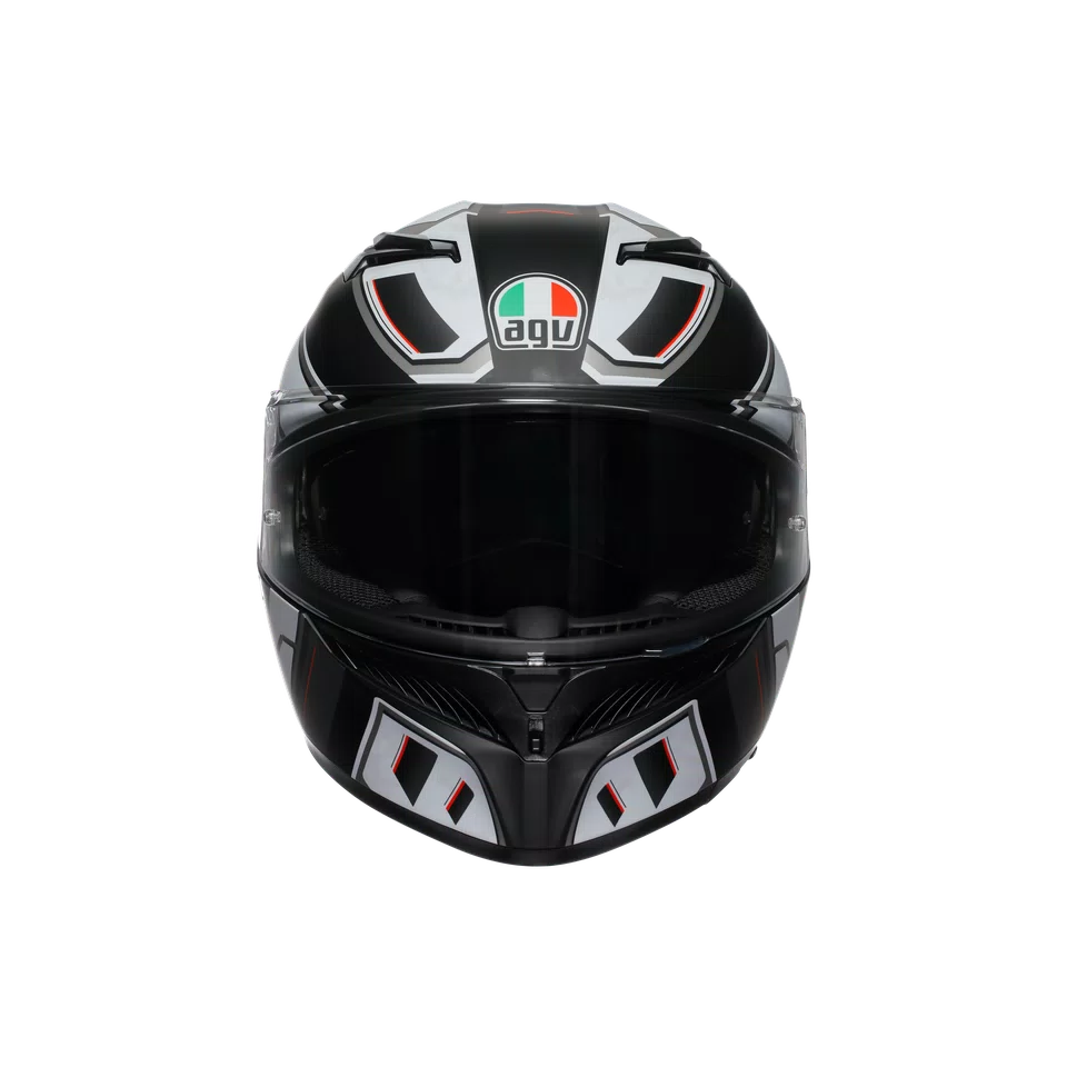 Agv casco integrale K3 rivia matt black white immagine 7