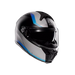 Agv casco modulare Tourmodular stray matt black grey blue vista 3/4