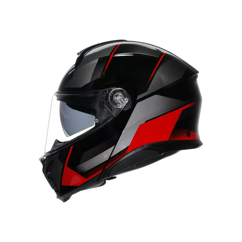 Agv casco modulare Tourmodular perception black red immagine 4