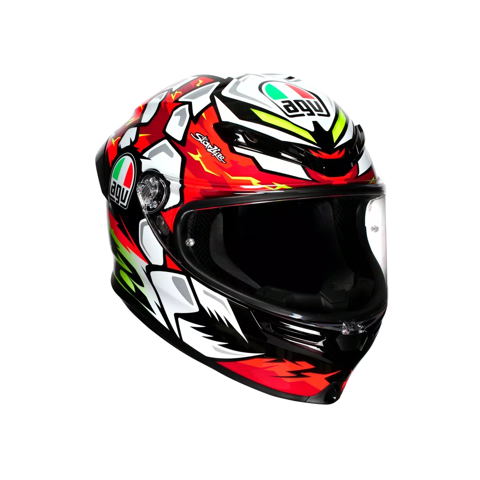 Agv casco integrale K6 S bezzecchi 2024 vista 3/4
