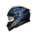 Agv casco integrale K7 genisys matt black blue grey immagine 2