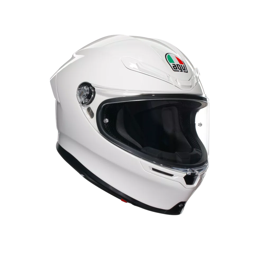 Agv casco integrale K6 S white vista 3/4