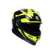 Agv casco integrale K7 glimpse matt black yellow fluo immagine 6