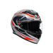 Agv casco integrale K3 space matt white red fluo immagine 6