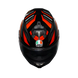 Agv casco integrale K7 taurax black red immagine 5
