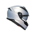 Agv casco integrale K7 mono matt prisma silver vista 3/4