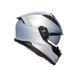 Agv casco integrale K7 mono matt prisma silver vista 3/4