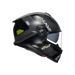 Agv casco integrale K7 kyber matt grey yellow fluo vista 3/4