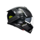 Agv casco integrale K7 kyber matt grey yellow fluo vista 3/4