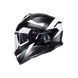 Agv casco integrale K7 glimpse matt black white immagine 2