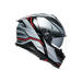 Agv casco integrale K7 jaeger black silver vista 3/4