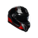 Agv casco modulare Tourmodular perception black red vista 3/4