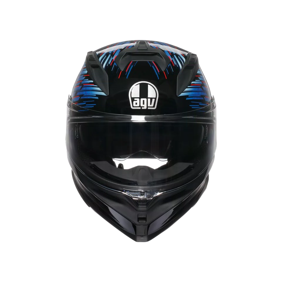 Agv casco integrale K7 genisys matt black blue grey immagine 7
