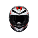 Agv casco integrale K6 S karve matt black white red immagine 2
