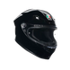 Agv casco integrale K6 S black vista 3/4