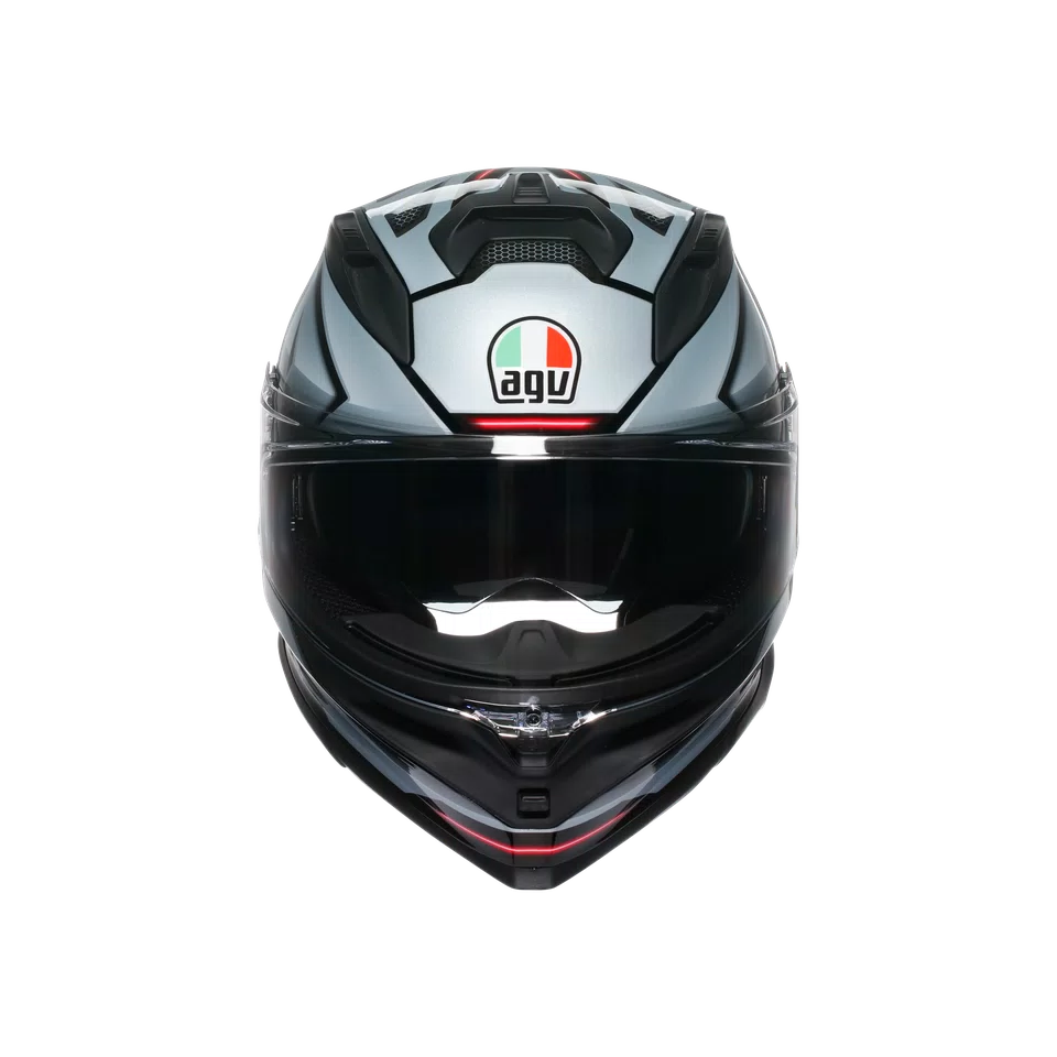 Agv casco integrale K7 jaeger black silver immagine 7