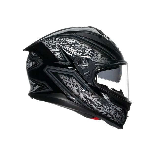 Agv casco integrale K7 damascus black silver vista 3/4