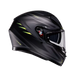 Agv casco integrale K3 syth matt black yellow fluo vista 3/4