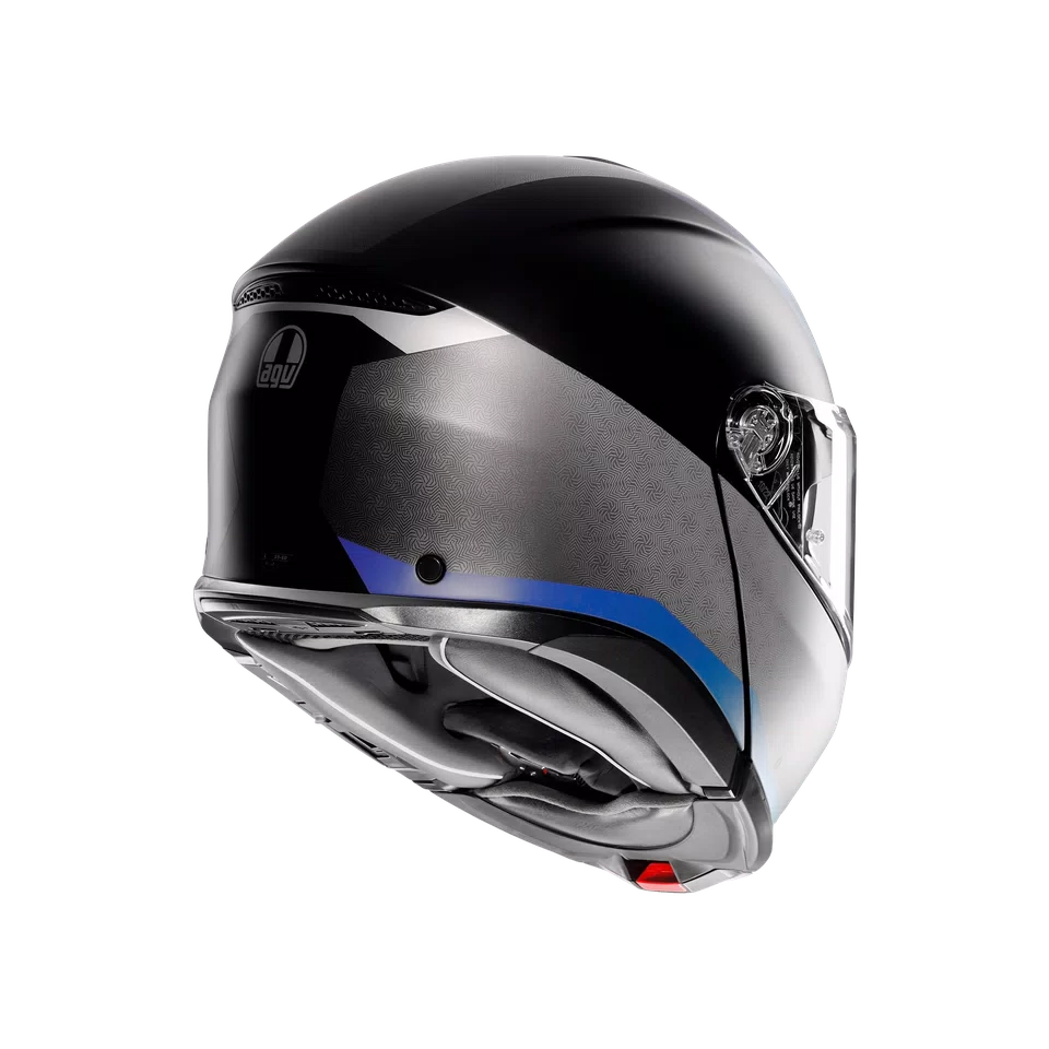 Agv casco modulare Tourmodular stray matt black grey blue immagine 6