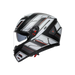 Agv casco integrale K3 rivia matt black white immagine 2