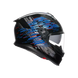 Agv casco integrale K7 genisys matt black blue grey vista 3/4