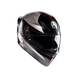 K1 S LAP MATT BLACK/GREY/RED - CASCO MOTO INTEGRALE E2206