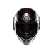 K1 S LAP MATT BLACK/GREY/RED - CASCO MOTO INTEGRALE E2206