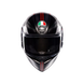 K1 S LAP MATT BLACK/GREY/RED - CASCO MOTO INTEGRALE E2206