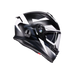 Agv casco integrale K7 glimpse matt black white vista 3/4