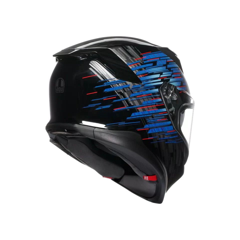Agv casco integrale K7 genisys matt black blue grey immagine 4