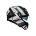 Agv casco integrale K3 rivia matt black white vista 3/4