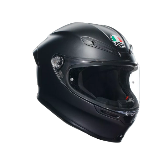 Agv casco integrale K6 S matt black vista 3/4