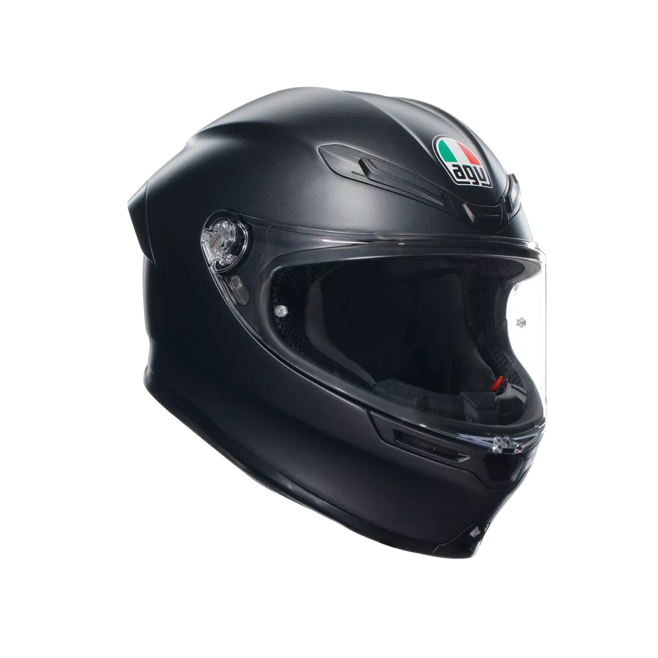 Agv casco integrale K6 S matt black vista 3/4