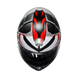 Agv casco integrale K6 S karve matt black white red immagine 7