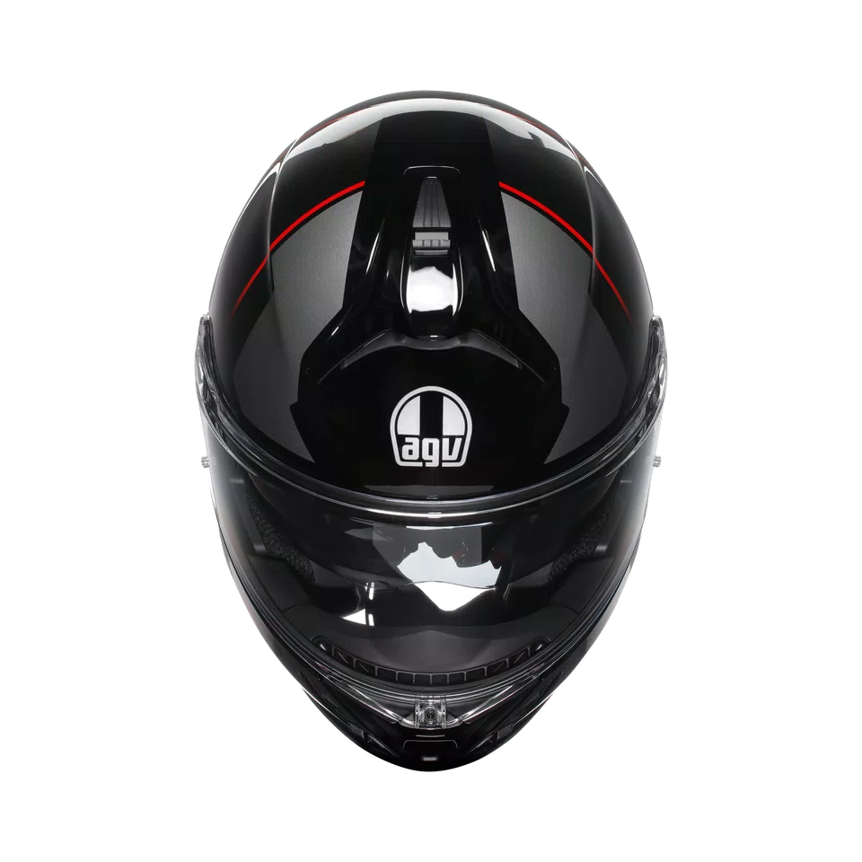 Agv casco modulare Tourmodular perception black red immagine 7