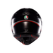 K1 S LAP MATT BLACK/GREY/RED - CASCO MOTO INTEGRALE E2206