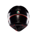 K1 S LAP MATT BLACK/GREY/RED - CASCO MOTO INTEGRALE E2206