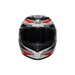 Agv casco integrale K3 space matt white red fluo immagine 7