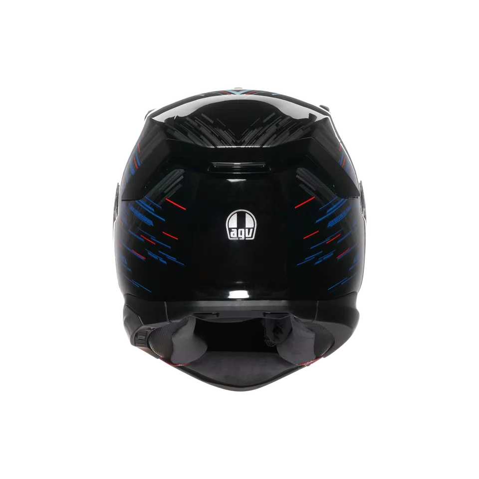 Agv casco integrale K7 genisys matt black blue grey immagine 3