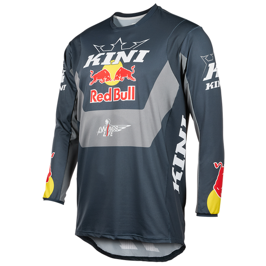 O'neal Redbull maglia cross MXC Jersey Kini Red Bull 1.0 antracite