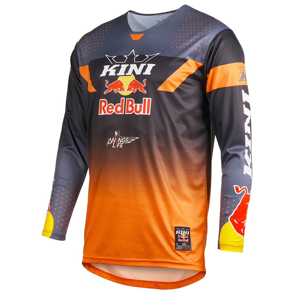 O'neal Redbull maglia cross MXC Jersey Kini Red Bull 2.0 grigio/arancio