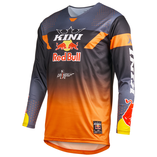 O'neal Redbull maglia cross MXC Jersey Kini Red Bull 2.0 grigio/arancio