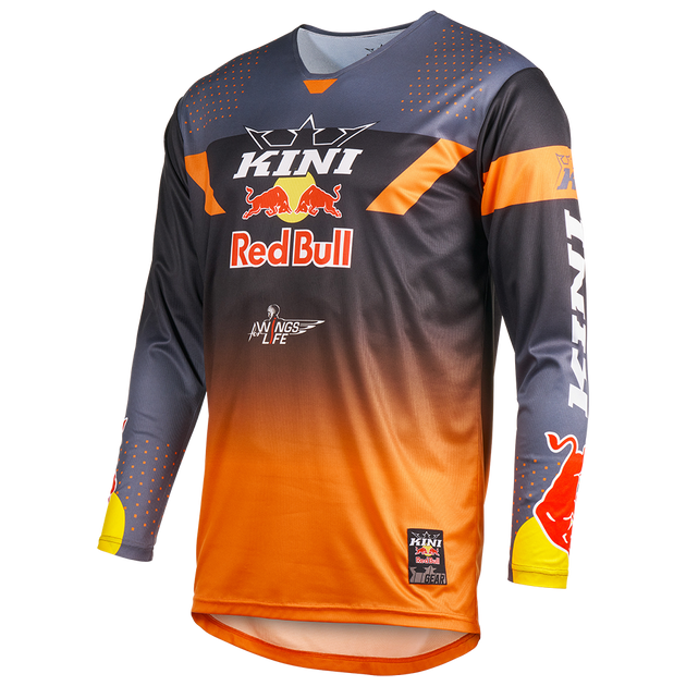 O'neal Redbull maglia cross MXC Jersey Kini Red Bull 2.0 grigio/arancio