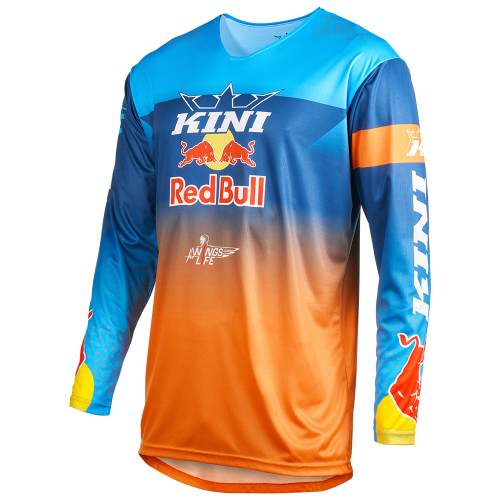 O'neal Redbull maglia cross RLY Jersey Kini Red Bull 1.0 blu/arancio