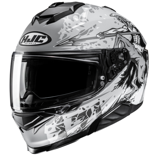 Hjc casco integrale i71 TAURUS MC10SF + 2 visiere incluse