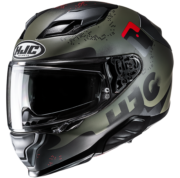 Hjc casco integrale F71 FACO MC1SF + 2 visiere incluse