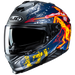 Hjc casco integrale i71 TAURUS MC1SF + 2 visiere incluse